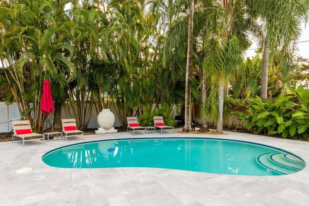 Private Oasis With Pool Near Beaches, Dining & Las Olas Форт-Лодердейл Екстер'єр фото